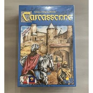 Carcassonne Medieval Board Game Rio Grande Games 2000 Edition NEW and SEALED